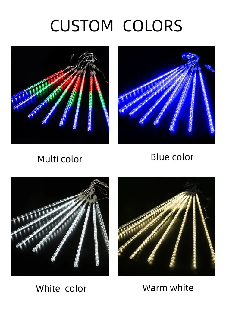 IP65 Iluminação de Natal ao Ar Livre Luzes LED de Chuva de Meteoros Caindo