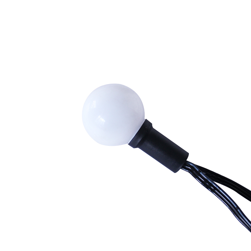 G40 Luzes Decorativas de Natal LED IP44 Luzes de Cordão RGB LED Pixel à Prova d'Água com Controle Remoto, Alimentadas por Bateria, para Uso Interno e Externo