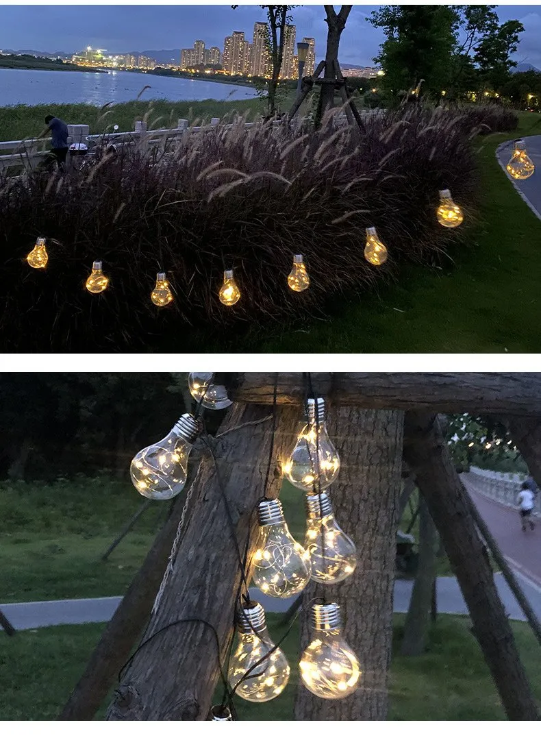 Corda de Luz LED Transparente para Jardim ao Ar Livre à Prova d'Água com CE RoHS