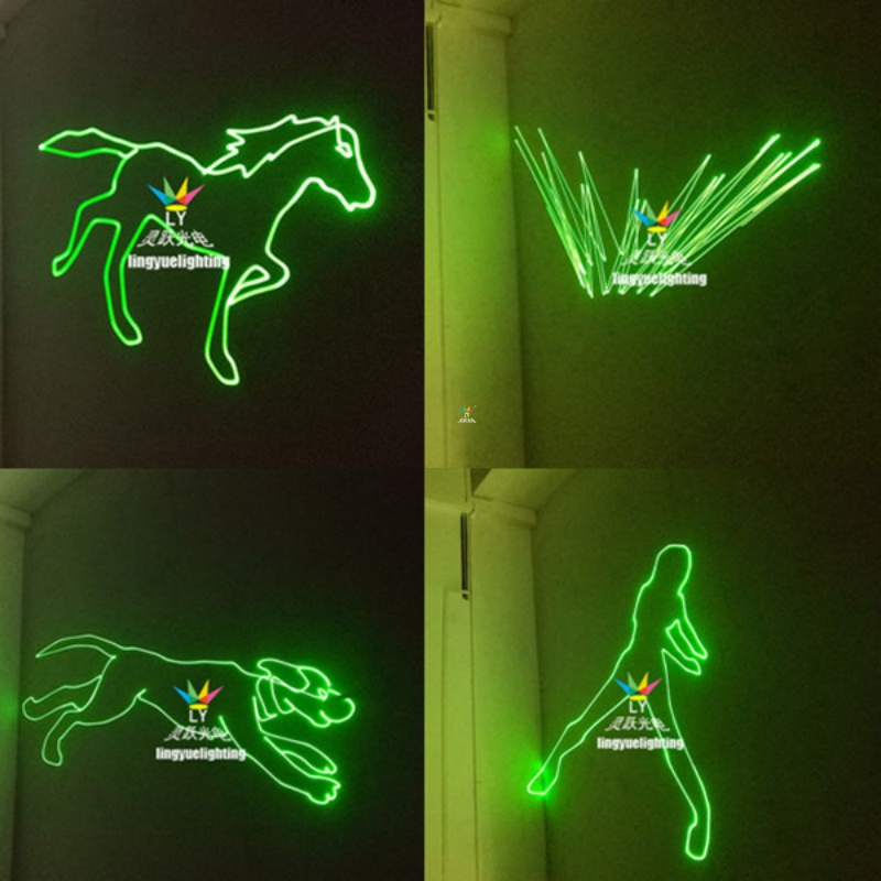 DMX512 DJ Disco CE RoHS 3W Luz Laser de Animação em Cores (LY-1003Z)