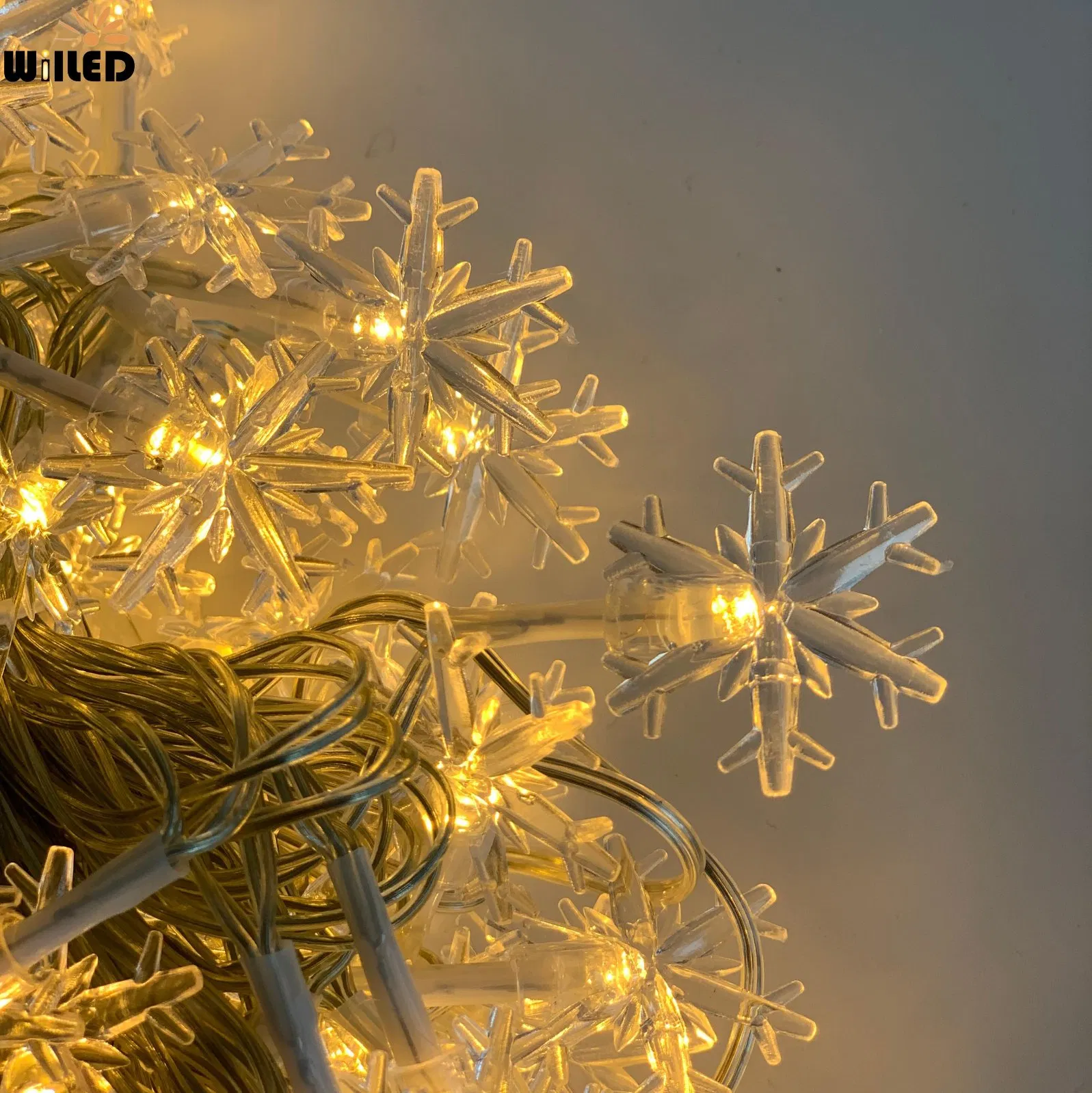 10m 100L 8 Modo à Prova D'Água Luzes de Decoração de Natal Luces De Navidad Plugue EU &amp; Alimentação por Bateria 3m 6m 10m Luzes de Fada Guirlanda LED Floco de Neve Luz de Cordão
