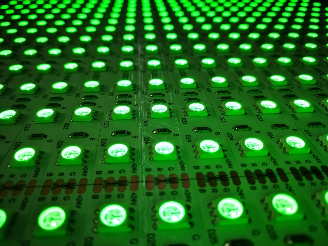 Fitas de LED Mini 24V SMD 5050 Luz de Neon Flexível RGB para Decoração