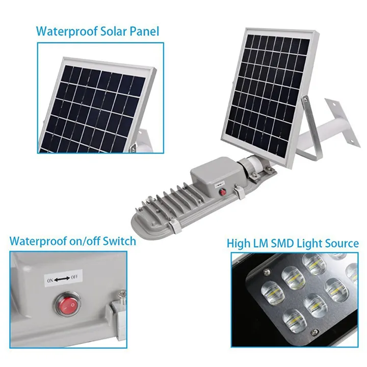 Luz de Segurança Solar LED para Jardim com Sensor de Movimento