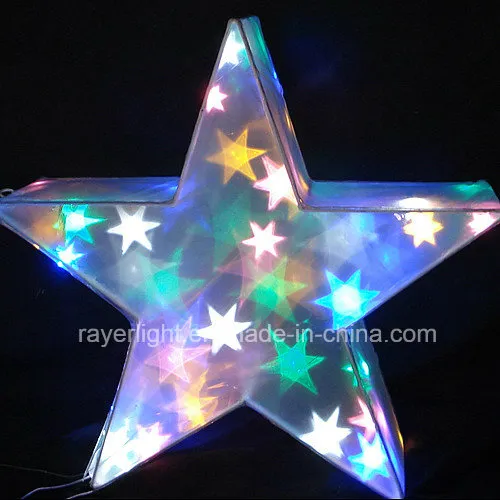 Luzes de Natal Decorativas LED com Motivo de Estrela ao Ar Livre para Jardim