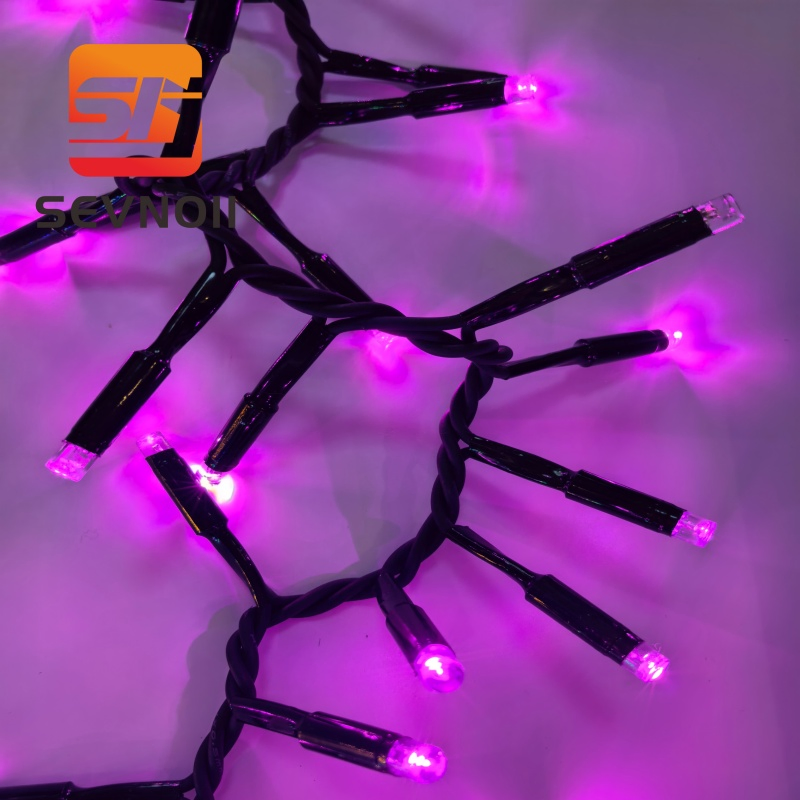 Decoração IP68 Luzes de Fogo de Artifício à Prova d'Água com Fios de LED Quente Branco Luzes de Fada
