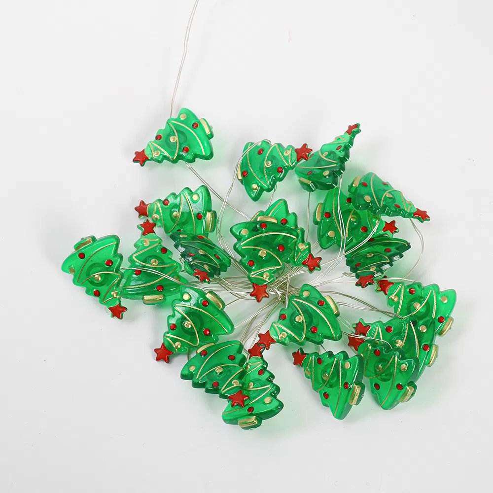 Iluminação de Natal Alegria de Gengibre com Bateria Recarregável por Atacado 2m+10L