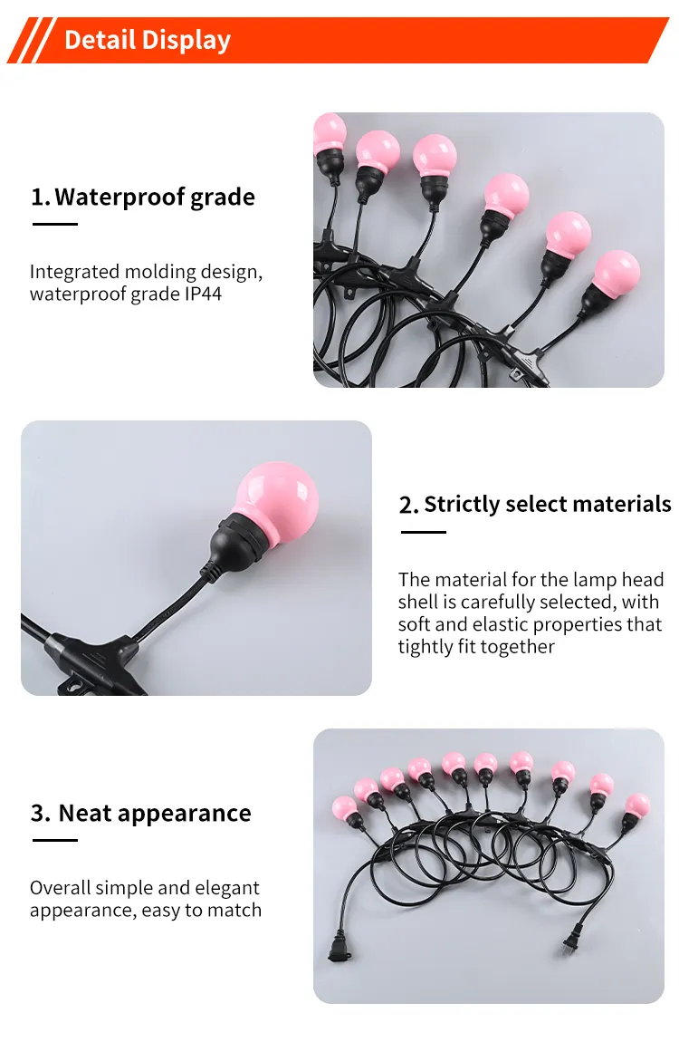 Luzes de Decoração para Pátio