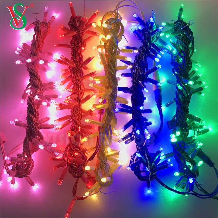 10m 20m Luzes de Cordão LED Externas à Prova d'Água para Decoração de Árvore de Natal, Casamento e Festa
