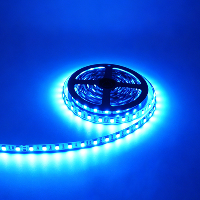 SMD5050 Fita de LED RGB DC12V Fita decorativa flexível com mudança de cor