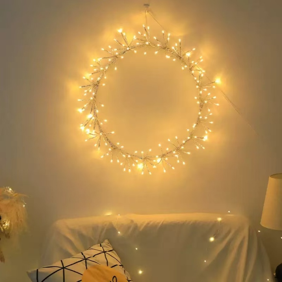 Fita de Luz de Fada ao Ar Livre à Prova d'Água Luz de Natal Festa Aniversário Casamento Decoração de Feriado