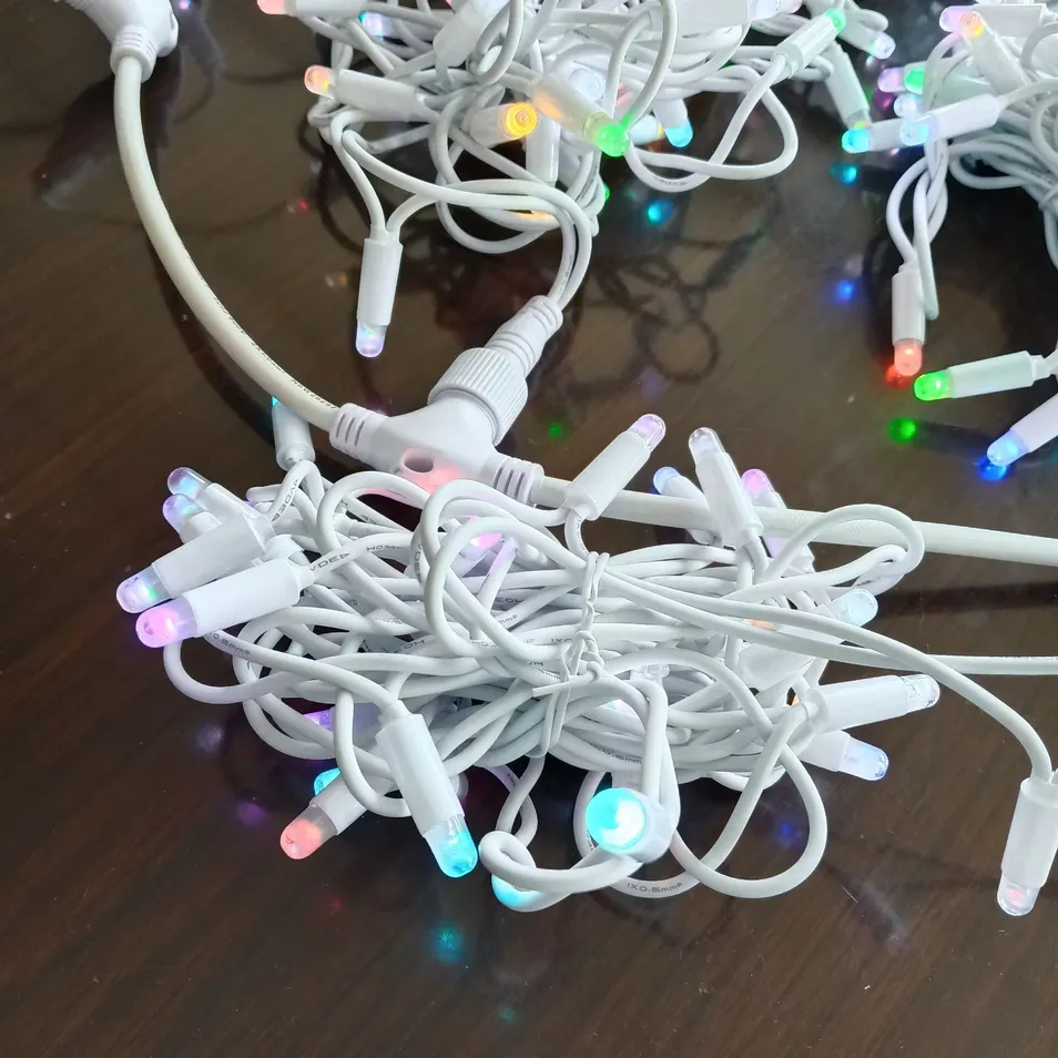 Luzes de Fada de Cortina para Decoração de Jardim