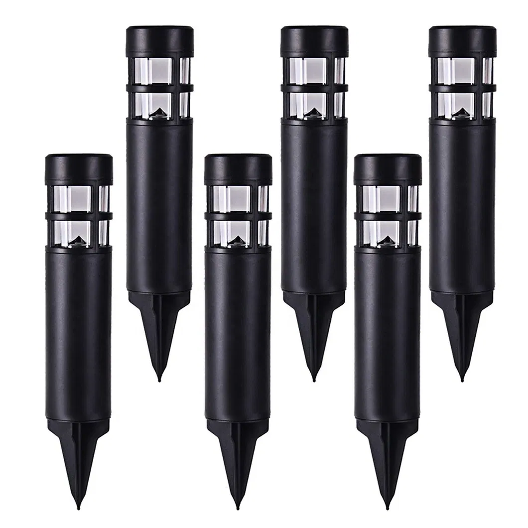 Iluminação de Caminho de Jardim ao Ar Livre, Lâmpada de Spot para Gramado, Luzes de Bollard LED Solar para Pátio, Caminho e Quintal