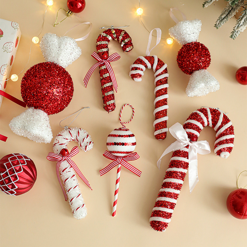 Designer de Etiquetas Personalizadas Clássicas Ornamentos de Doces de Natal Ornamentos de Papai Noel Decoração Produtos de Presente para Campo de Cricot