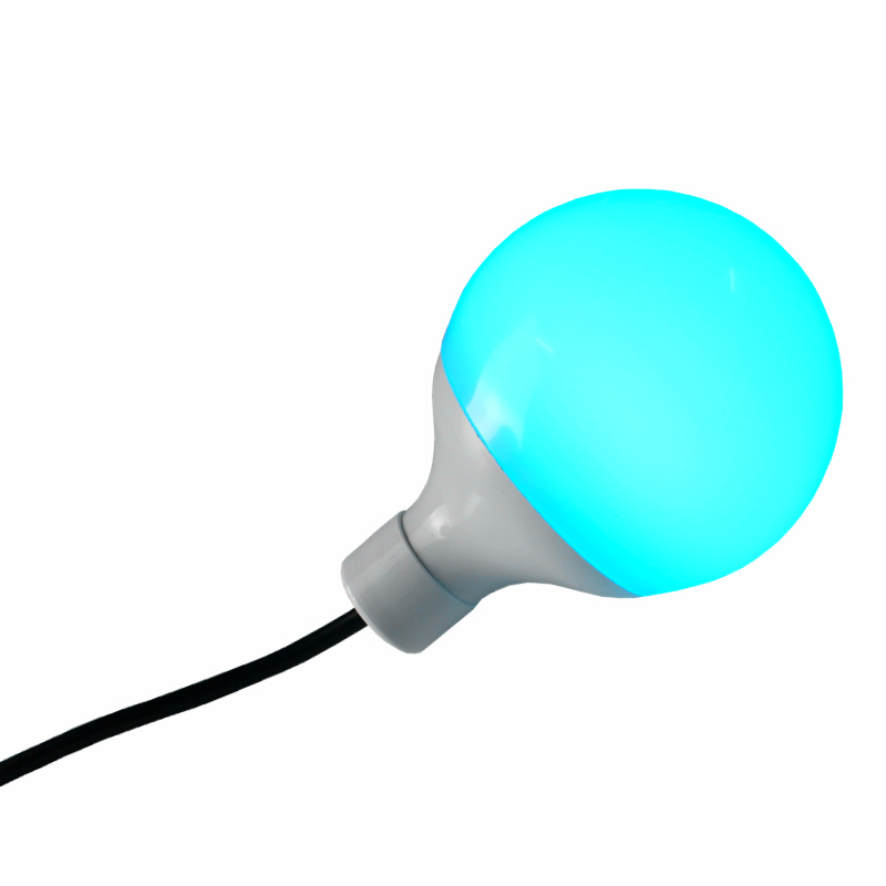 Corda de Luz de Fada com Lâmpadas LED Multicoloridas e Branco Quente