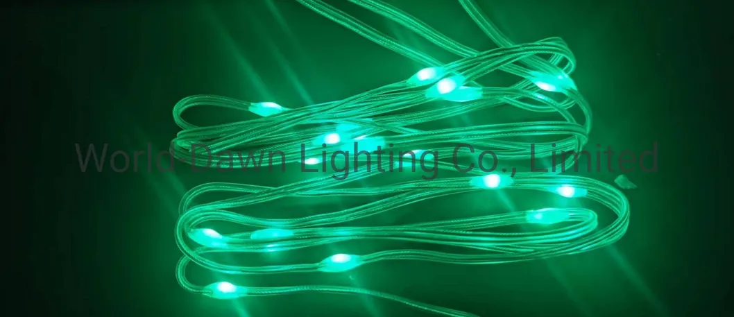 Fita de Luz de Natal Mini LED Fairy RGB IC à Prova d'Água Multicolorida
