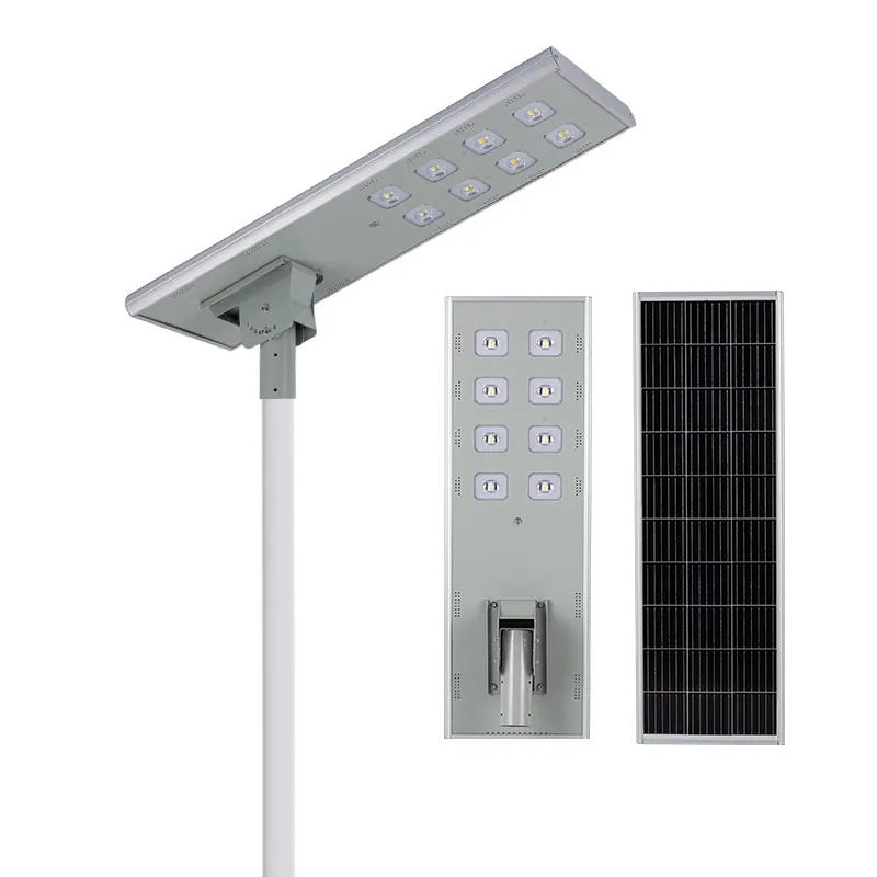 Lâmpadas de Rua de Alta Brilho com LED Solar, Controle Remoto, Sensor de Movimento, Farolas Solares