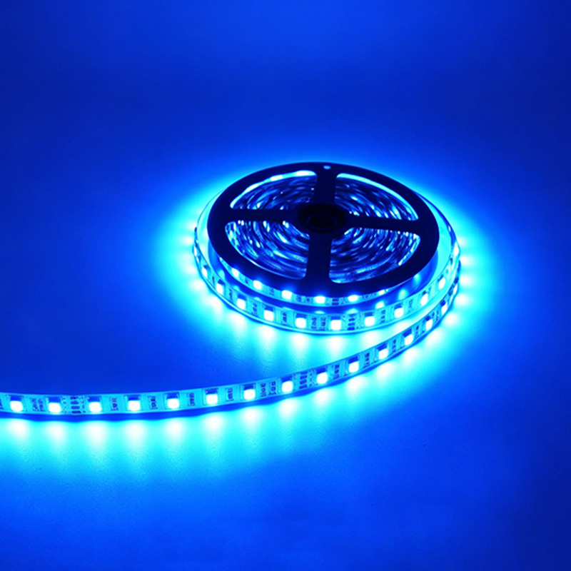 SMD5050 Fita de LED RGB DC12V Fita decorativa flexível com mudança de cor