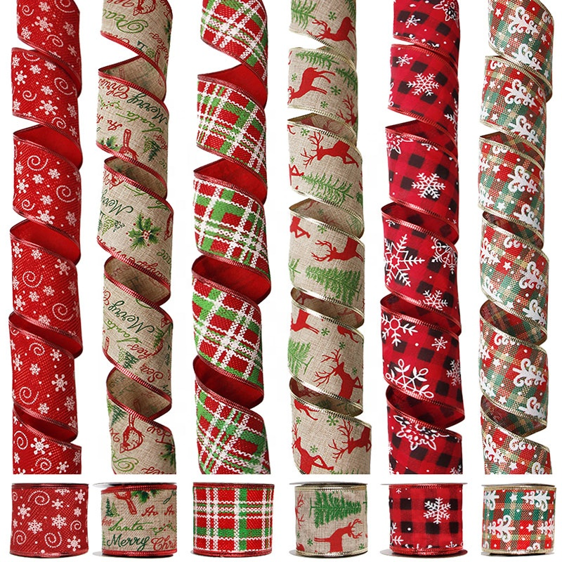 à Venda Fita de Natal Personalizada de Alta Qualidade com Fios Decoração de Ornamentos de Papai Noel Produtos Promocionais para Margem de Rio