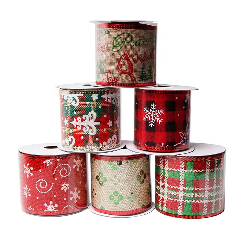 à Venda Fita de Natal Personalizada de Alta Qualidade com Fios Decoração de Ornamentos de Papai Noel Produtos Promocionais para Margem de Rio