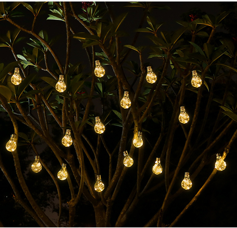 Corda de Luz LED Transparente para Jardim ao Ar Livre à Prova d'Água com CE RoHS