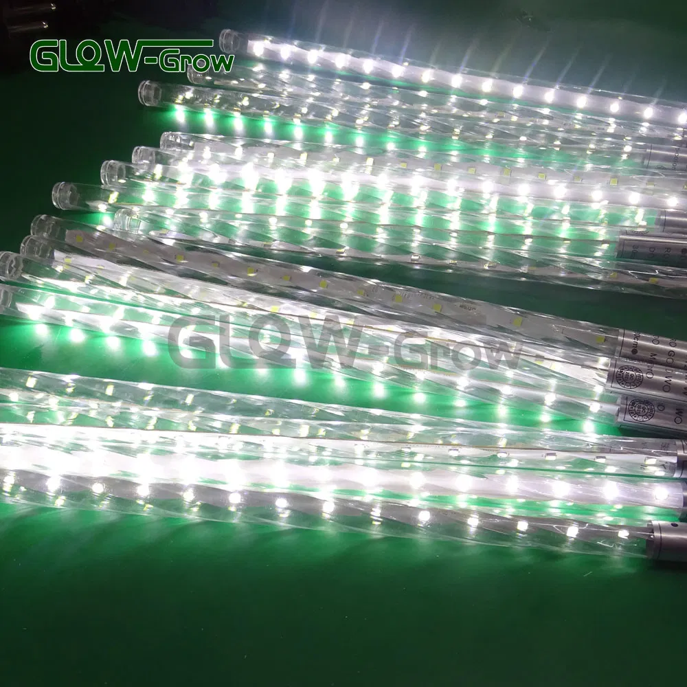 Luzes de Chuva de Meteoros Brancos Quentes, Gotas de Luzes de Círculo Icicle, Neve Caindo, Tubos de Gotas de Chuva, Luzes Cascata à Prova d'Água para Casamento, Natal, Decoração de Casa