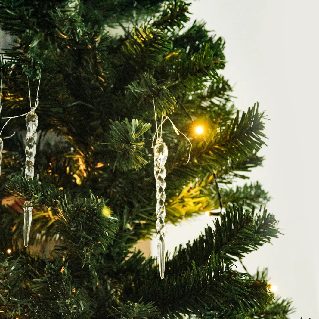 Luzes de Efeito de Queda de Neve - Luzes de Tubo de Chuva, Natal, Luzes de Gelo LED Cristal com Bateria para Exterior