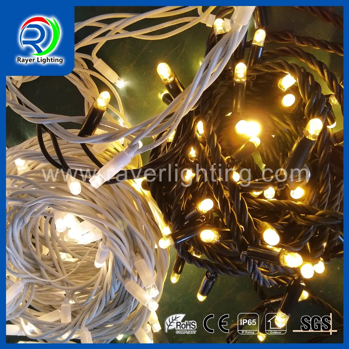 IP65 Luzes de Natal em Fita de Borracha à Prova d'Água para Exterior