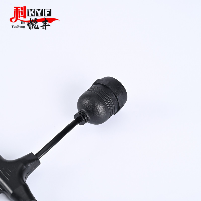 Luzes de Cordão Exteriores à Prova d'Água S14 com Cabo Preto IP65 para Uso no Jardim