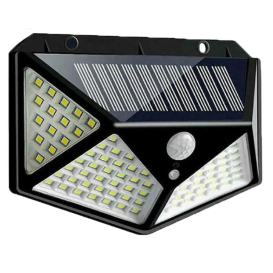 Premium Solar Powered LED Wall Light Human Motion Sensor Waterproof Duskactivated Garden Pathway Security Lamp