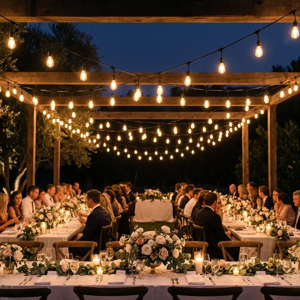 Balcony Deck Outdoor E26 Vintage Edison Bulb Patio String Lights