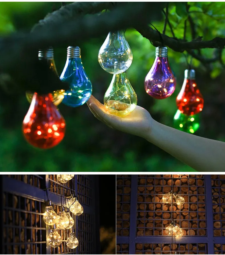 Corda de Luz LED Transparente para Jardim ao Ar Livre à Prova d'Água com CE RoHS