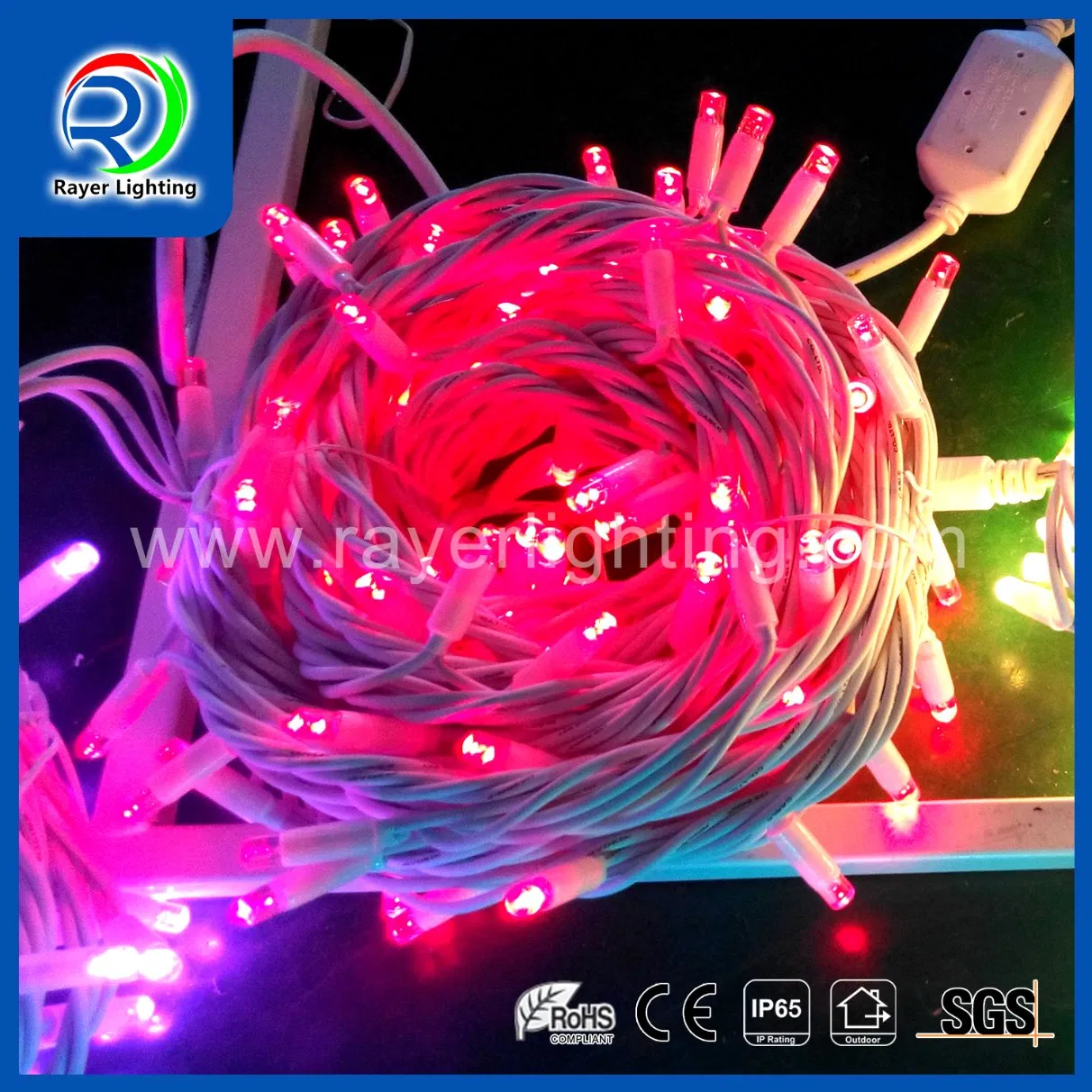 IP65 Luzes de Natal em Fita de Borracha à Prova d'Água para Exterior