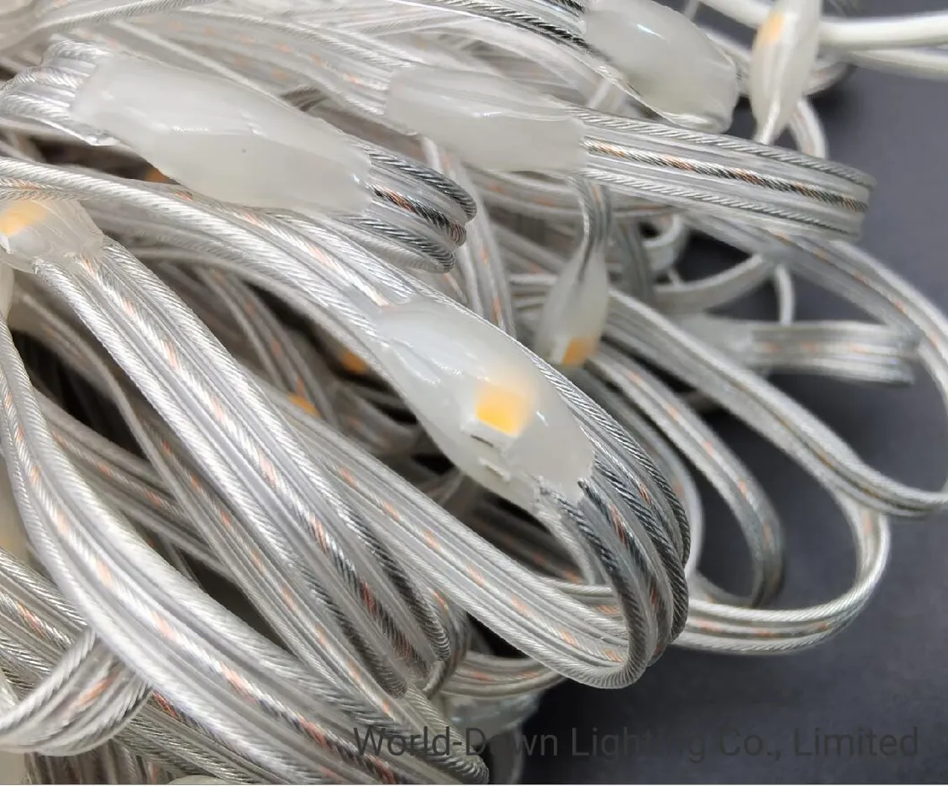 Fita de Luz de Natal Mini LED Fairy RGB IC à Prova d'Água Multicolorida