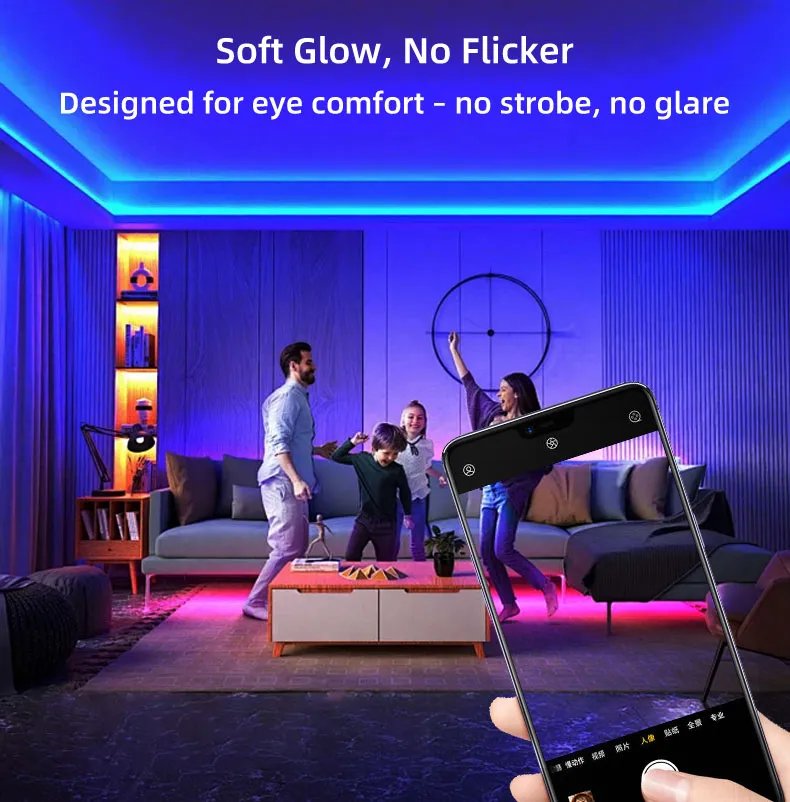 WS2811Dream Fita LED Endereçável Colorida 24V 120LEDs/M Fita LED Pixel RGB Digital Inteligente