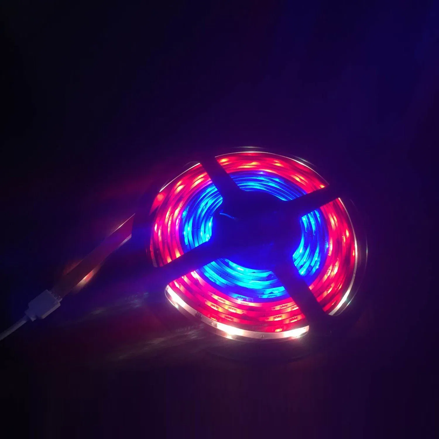 25cm Fita de Luz LED Meteor Shower RGB Colorida para Decoração de Casa