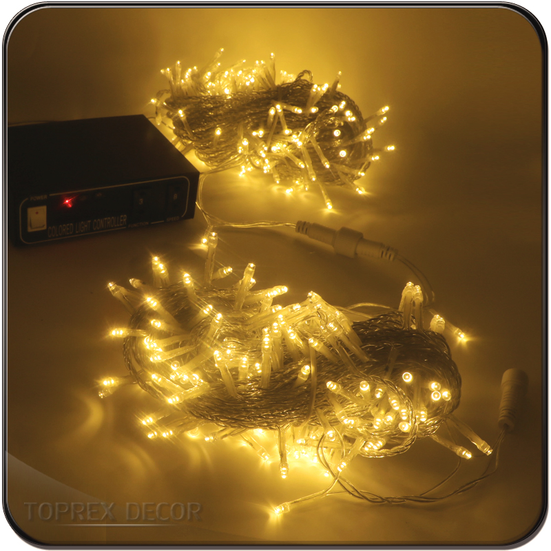 Fio de Luz de Casamento Quente Branco Transparente Personalizado Luz de Fada String