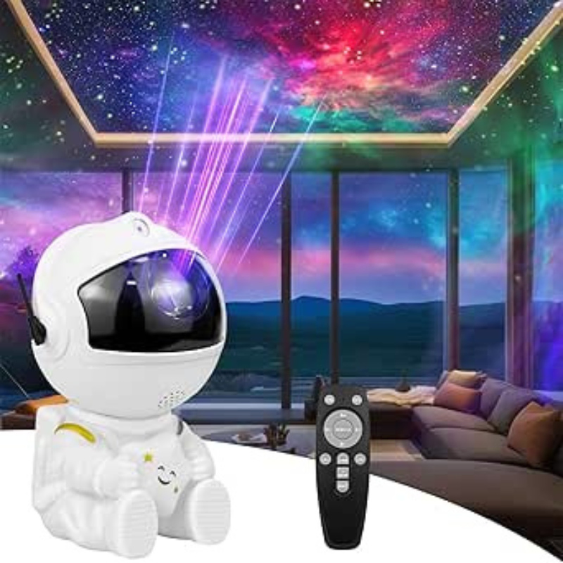 Luz Noturna LED Inspirada na Agência Espacial Europeia Galaxydreams Projetor de Estrelas para Crianças Lâmpada ABS Decoração de Quarto Presente de Natal