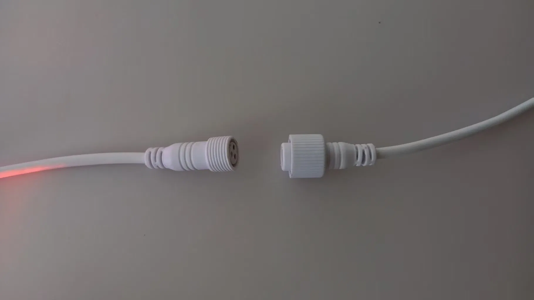 Iluminação de Cordão de Luzes LED Comerciais IP67 à Prova d'Água, Conectável, Cabo de Borracha com Fio de Cobre Puro, Personalizável, Luzes de Festival ao Ar Livre de Cor Única RGB