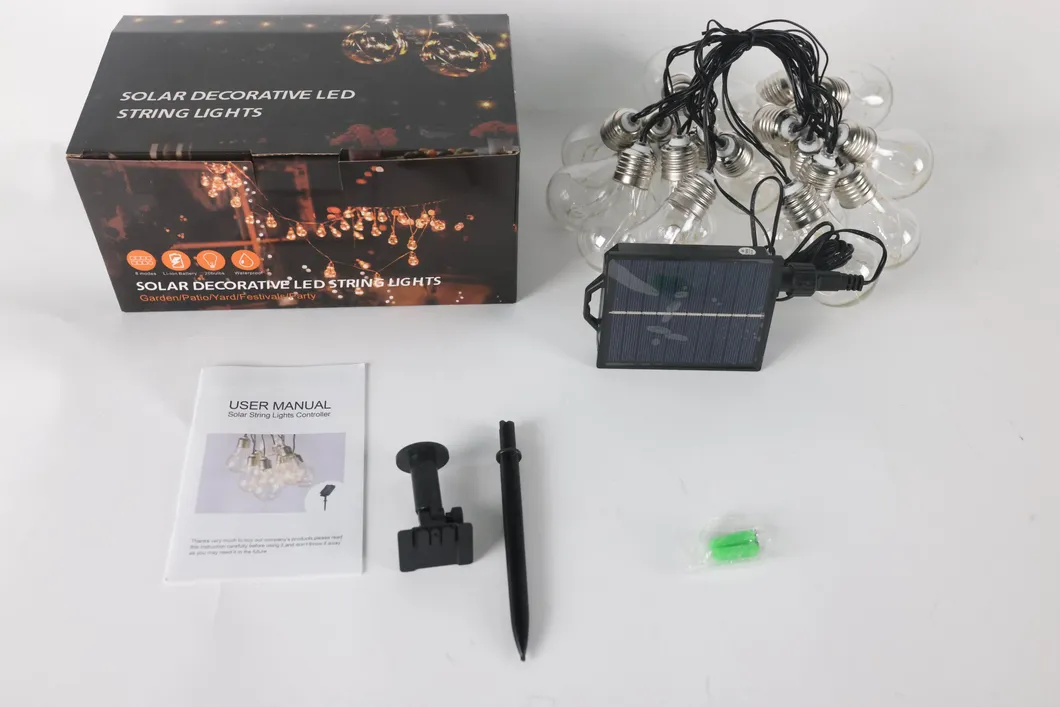 Corda de Luz LED Transparente para Jardim ao Ar Livre à Prova d'Água com CE RoHS