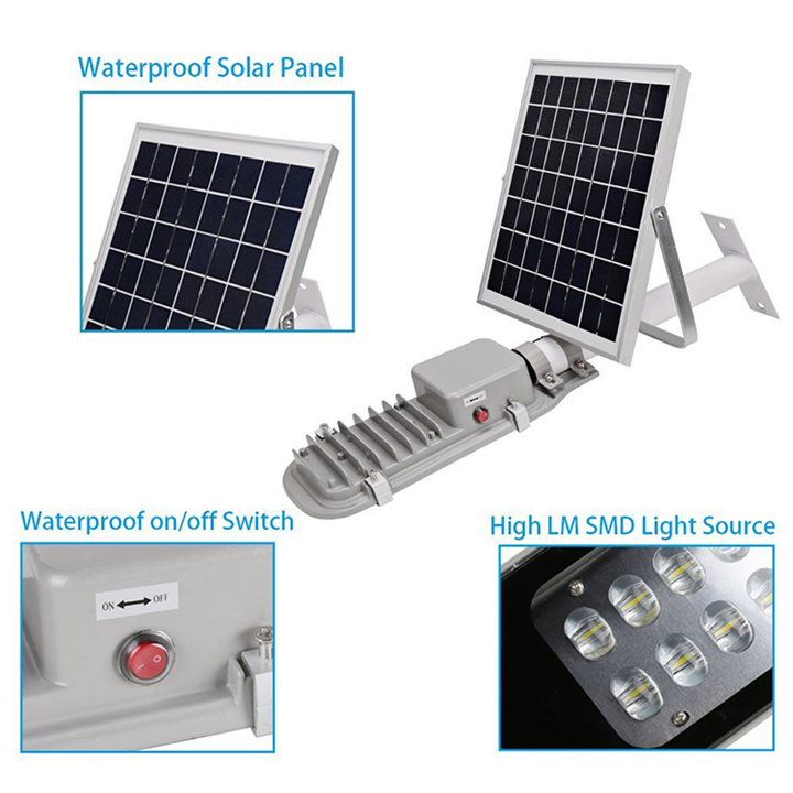 Luz de Segurança Solar LED para Jardim com Sensor de Movimento Hepu