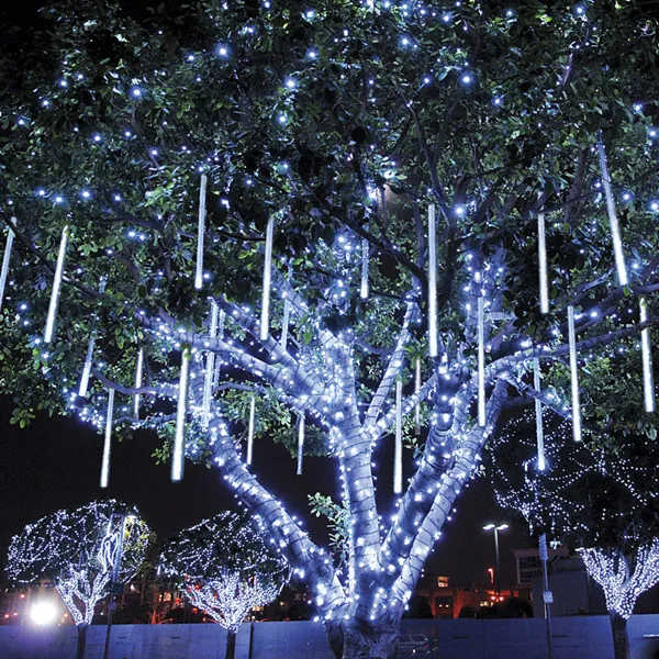 74cm Luzes de Neve LED Decoração de Árvore Luzes de Meteoros LED