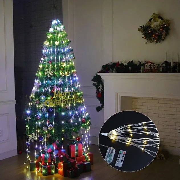 Luzes Decorativas em Cascata 4