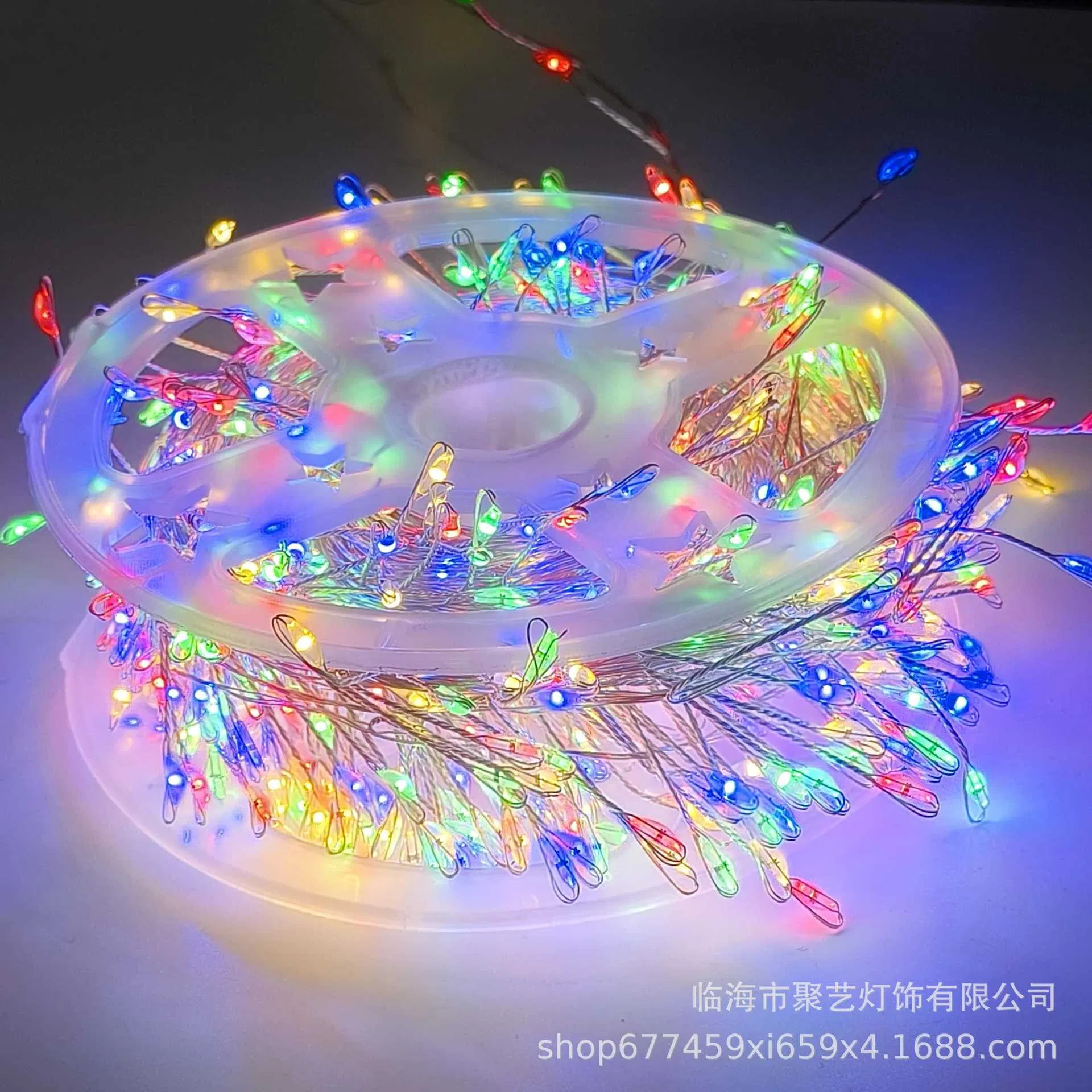 6m 50m 100m Luzes de Fada em Corda LED para Exterior e Interior à Prova d'Água Quente Branca Fios de Cobre Luzes de Árvore em Agrupamento 8 Modos Pisca-Pisca
