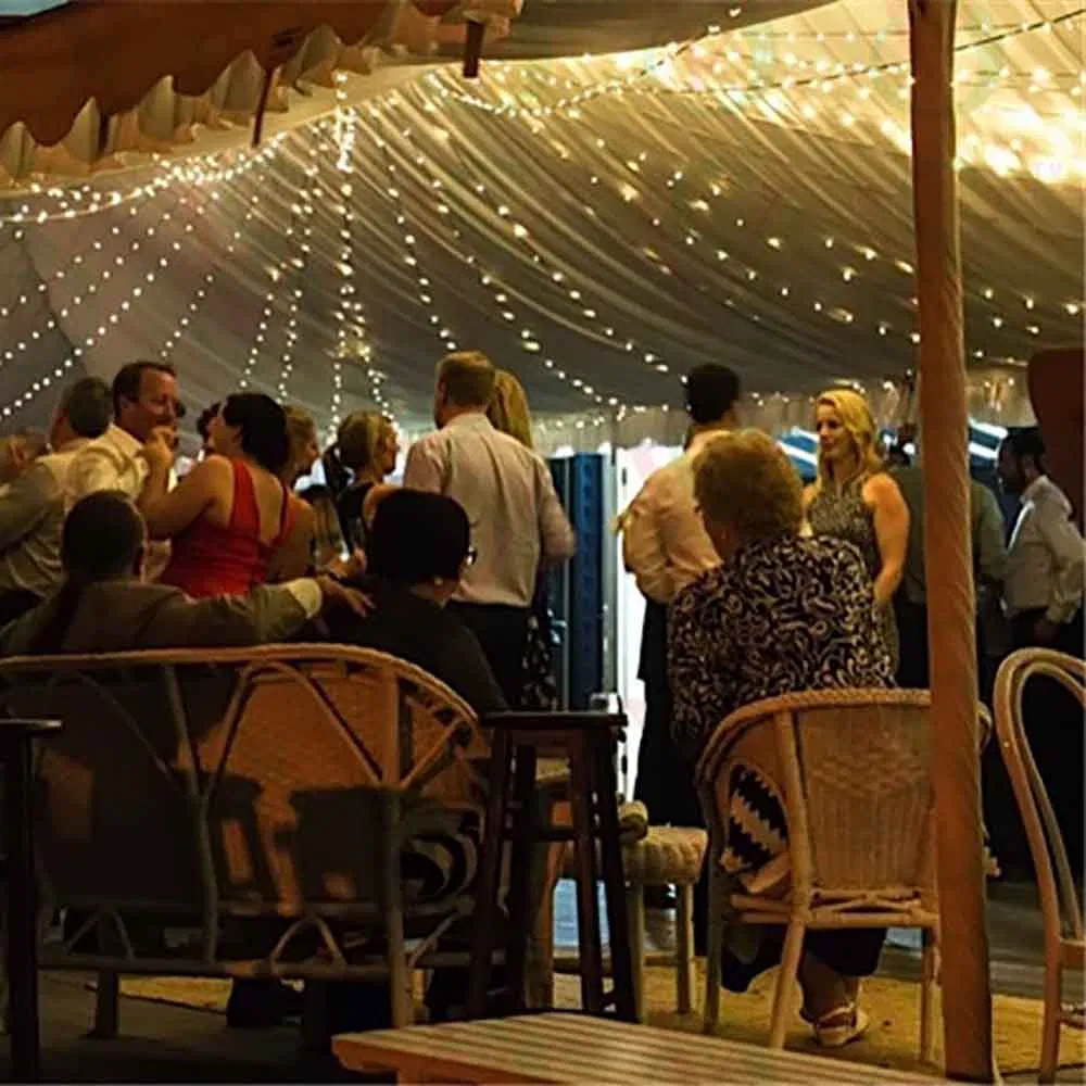 Decoração de Natal 100m 12V Luzes de Fada LED em Fita com Clips