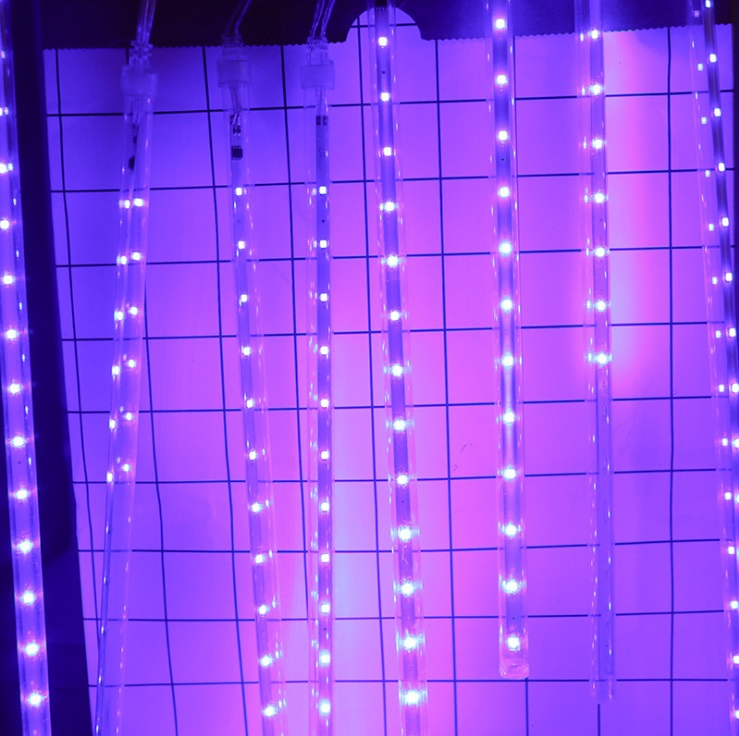 Luzes de Natal para Árvore de Natal à Prova d'Água com Efeito de Chuva de Meteoros LED para Exterior