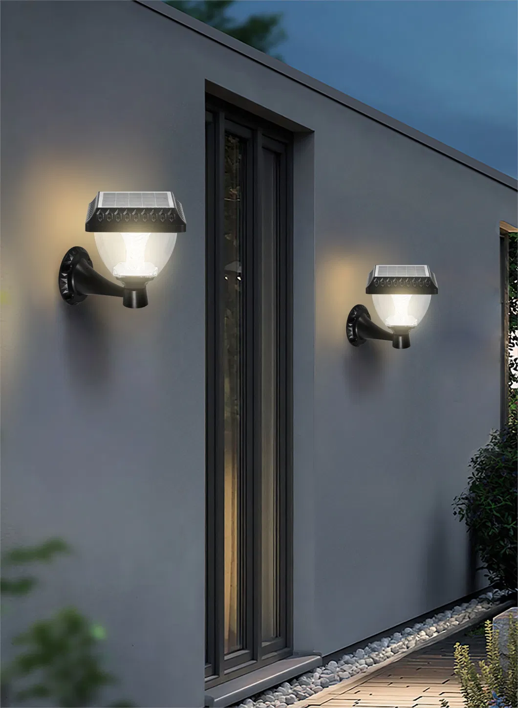 Luzes de Jardim com Sensor de Movimento Solar para Segurança Aprimorada