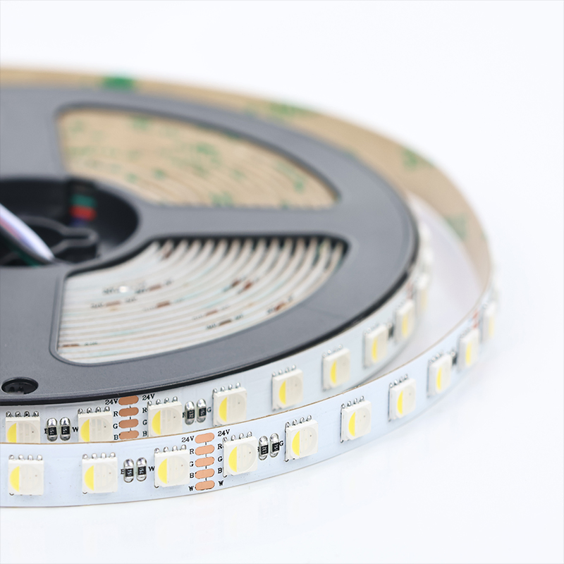 Fabricante Eficiente em Energia DC24V 96LEDs 19W/M SMD 5050 Luz de Fita LED RGBW Flexível para Economia de Custos