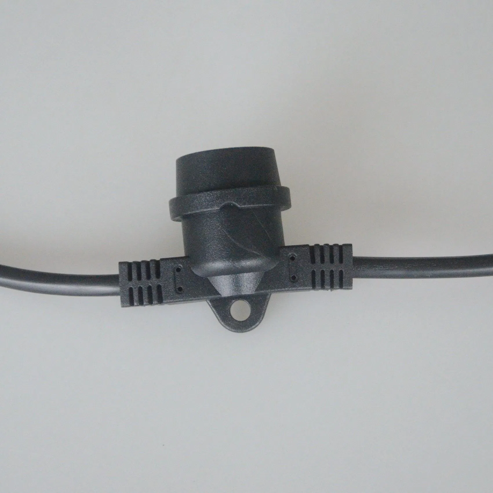Iluminação de Cordão Festoon Integrada E27 5m 10 Lâmpadas IP44 à Prova d'Água para Decoração de Pátio ao Ar Livre