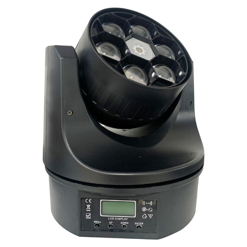 6X12W Luz de Cabeça Móvel LED Mini B-Eye com Ponto Laser