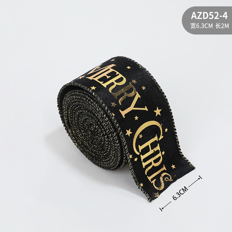 Produto Novo ODM Boutique Personalizado Fita de Natal Flock Santa Ornamentos Decoração para Porta da Frente
